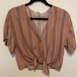 Pull&Bear tie blouse